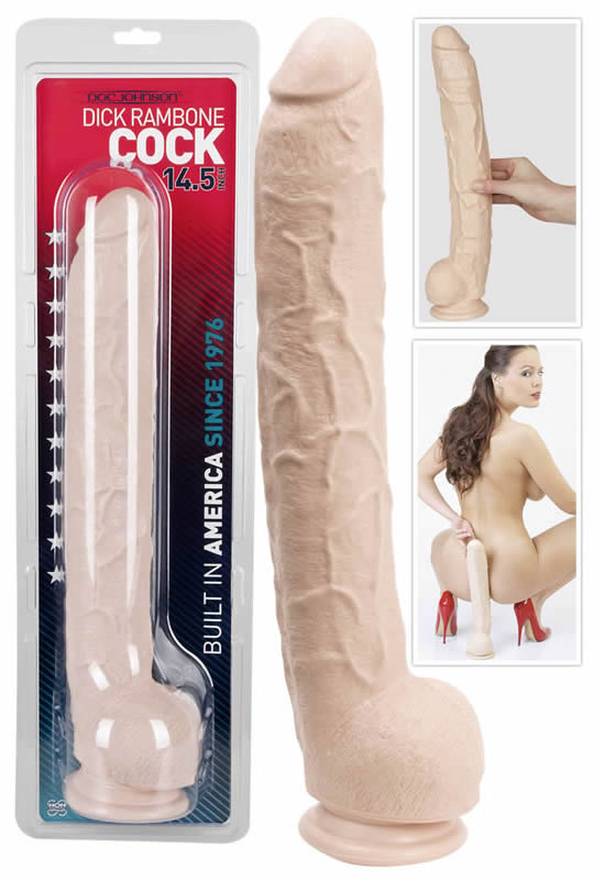 Close dick rambone inch dildo