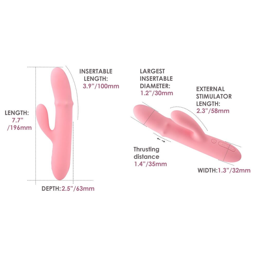 Svakom Mora Neo Rabbit Vibrator med App Styring