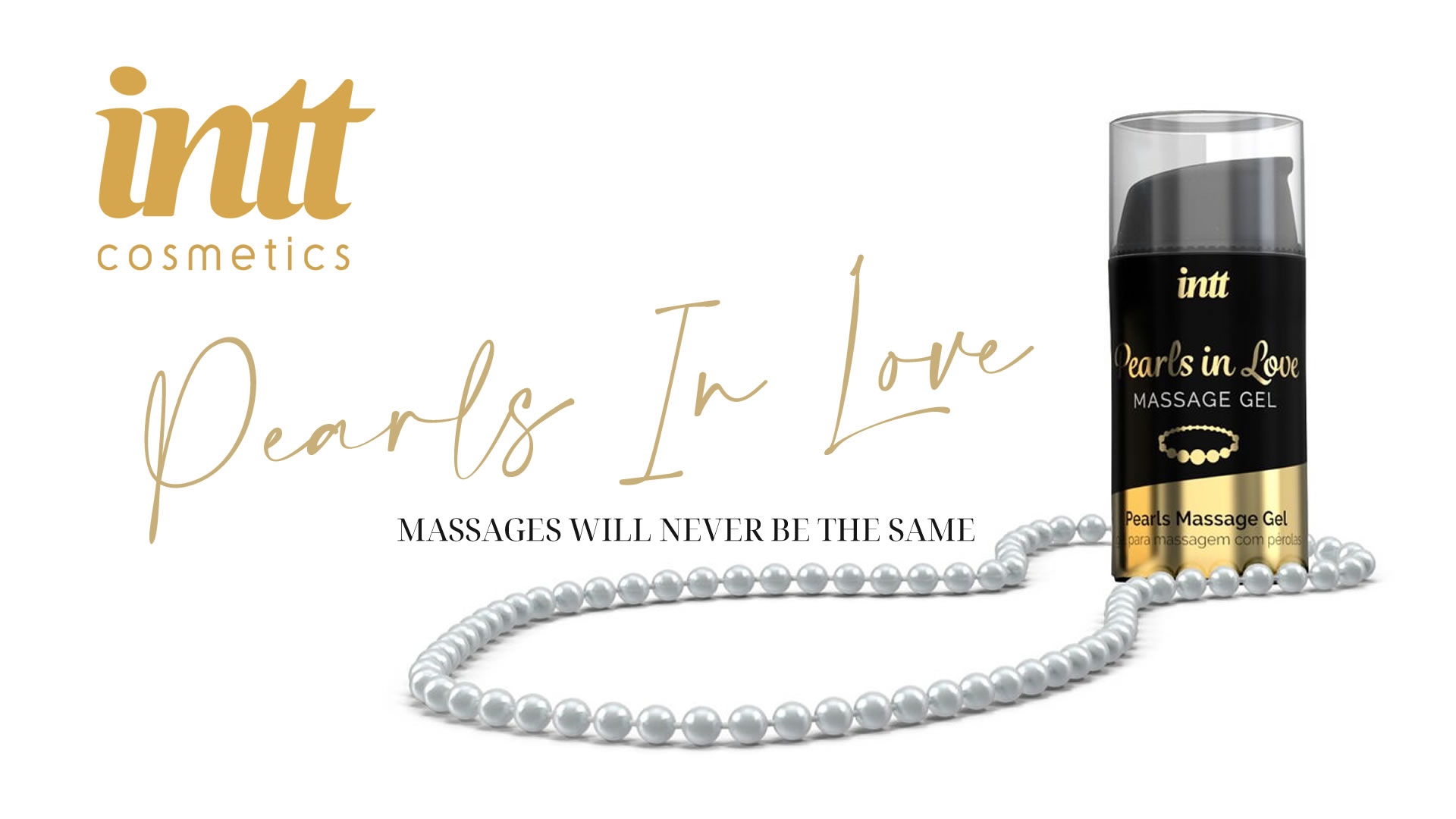 Intt Cosmetics Pearls in Love Massagel und Perlenkette