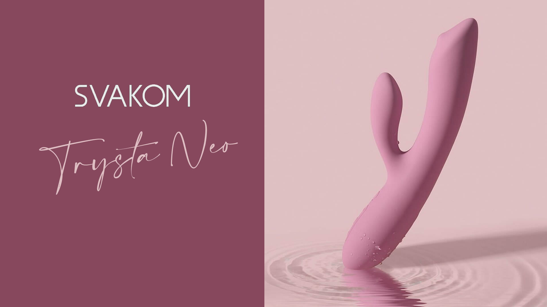 Svakom Trysta Neo Rabbit Vibrator med App Styring