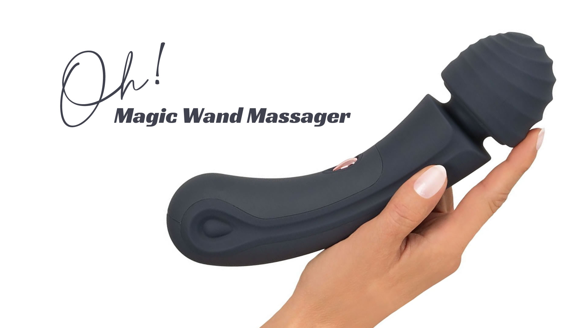 Oh! Magic Wand Massagestav i Silikone