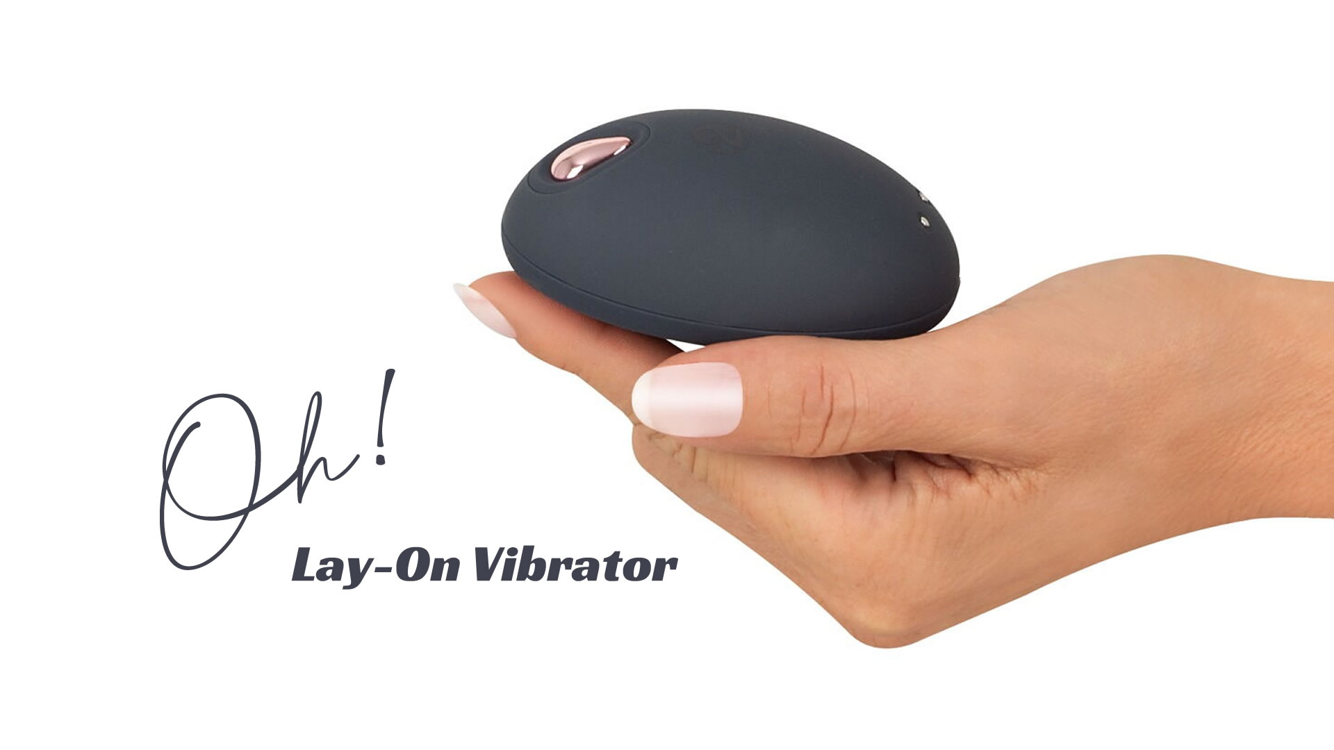 Oh! Lay-On Klitoris Vibrator i Silikone