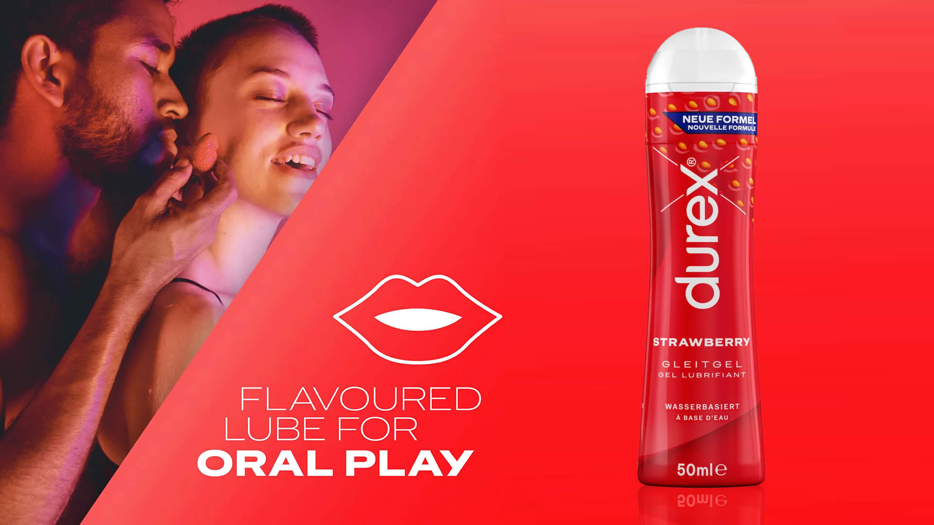 Durex Play Sweet Strawberry Gleitgel mit Erdbeer Aroma