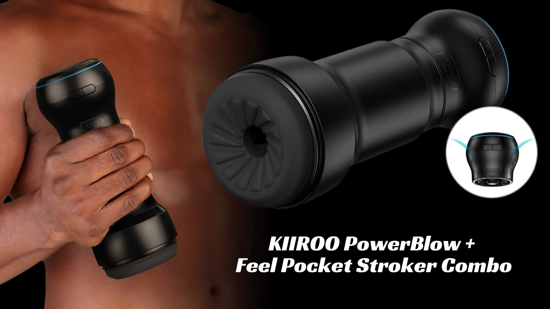 Kiiroo PowerBlow Feel Pocket Stroker Masturbator St