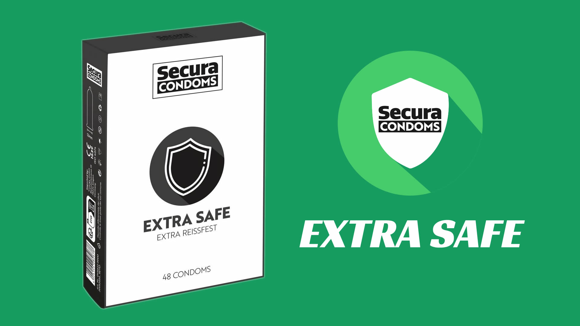 Secura Extra Safe Kondomer der er ekstra Tykke