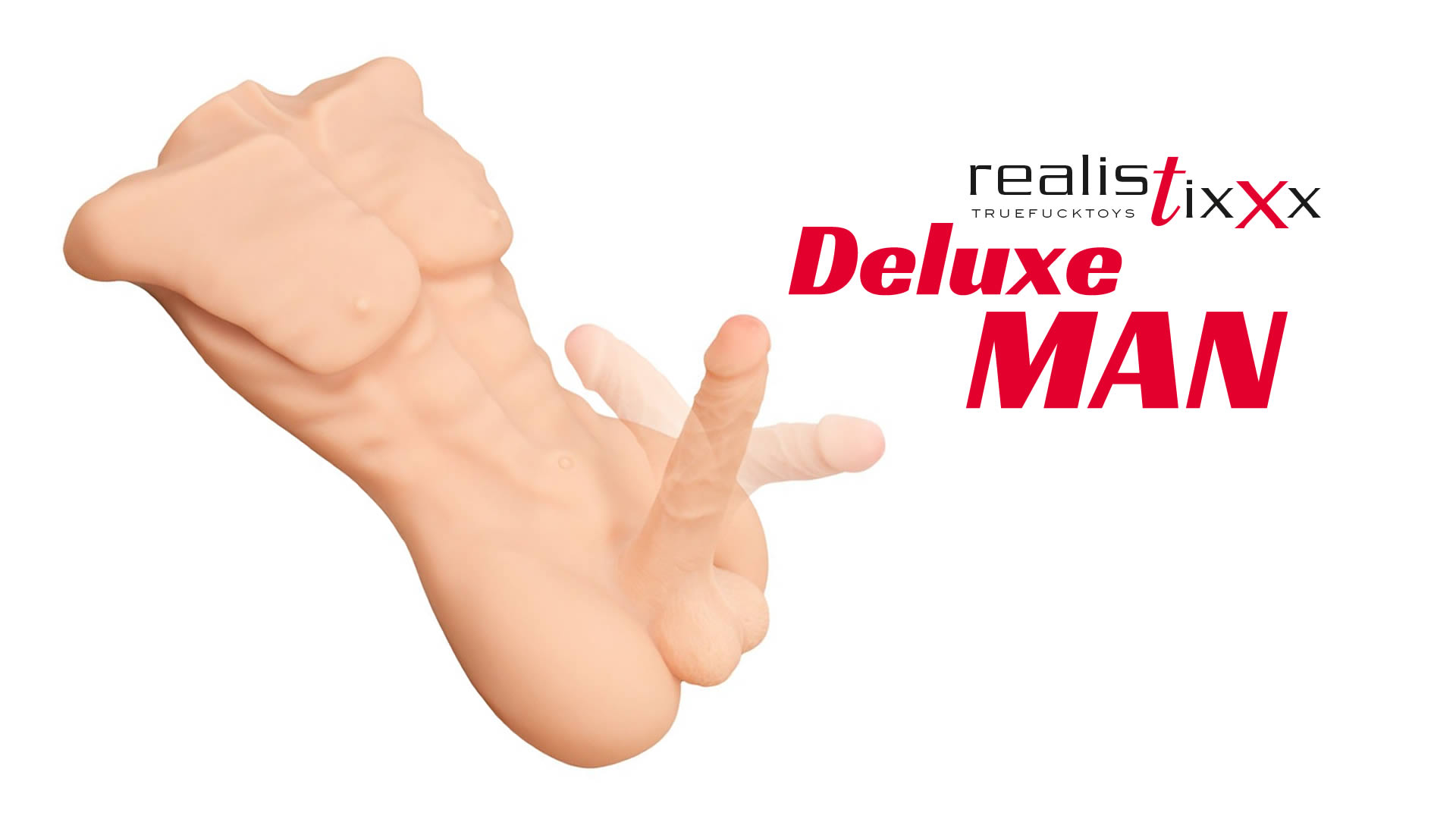 Realistixxx Deluxe Man Torso Dildo og Masturbator