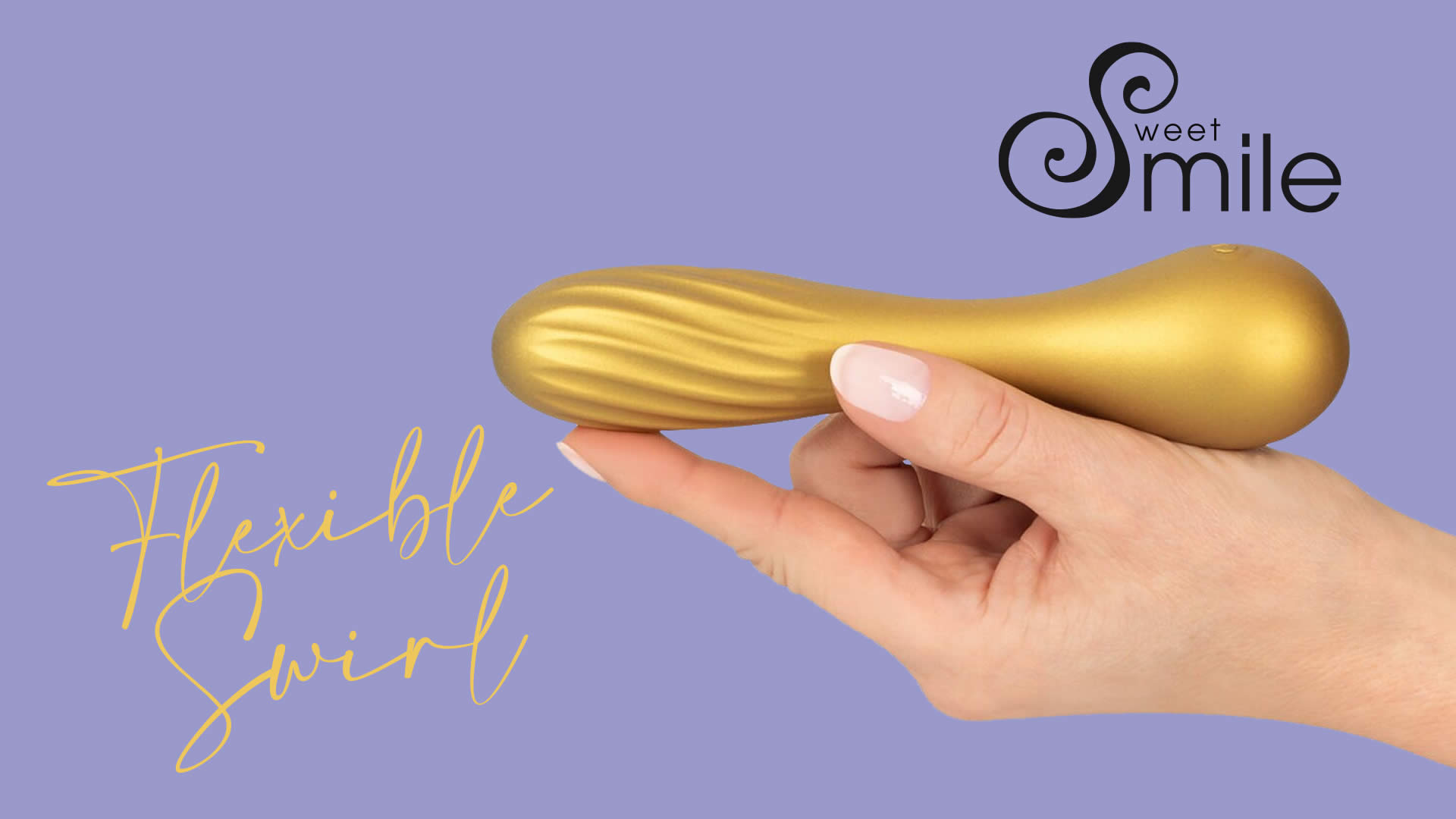 Sweet Smile Flexible Swirl Vibrator