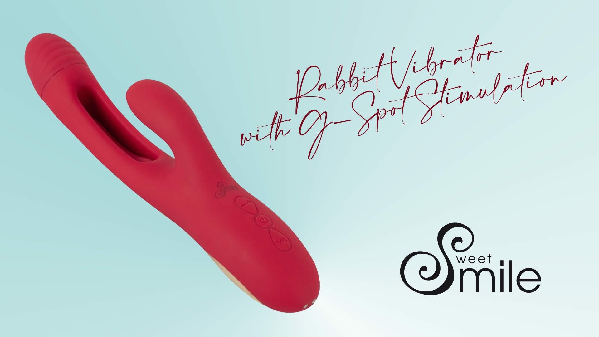 Sweet Smile Rabbit Vibrator med G-punkt Flicking Funktion