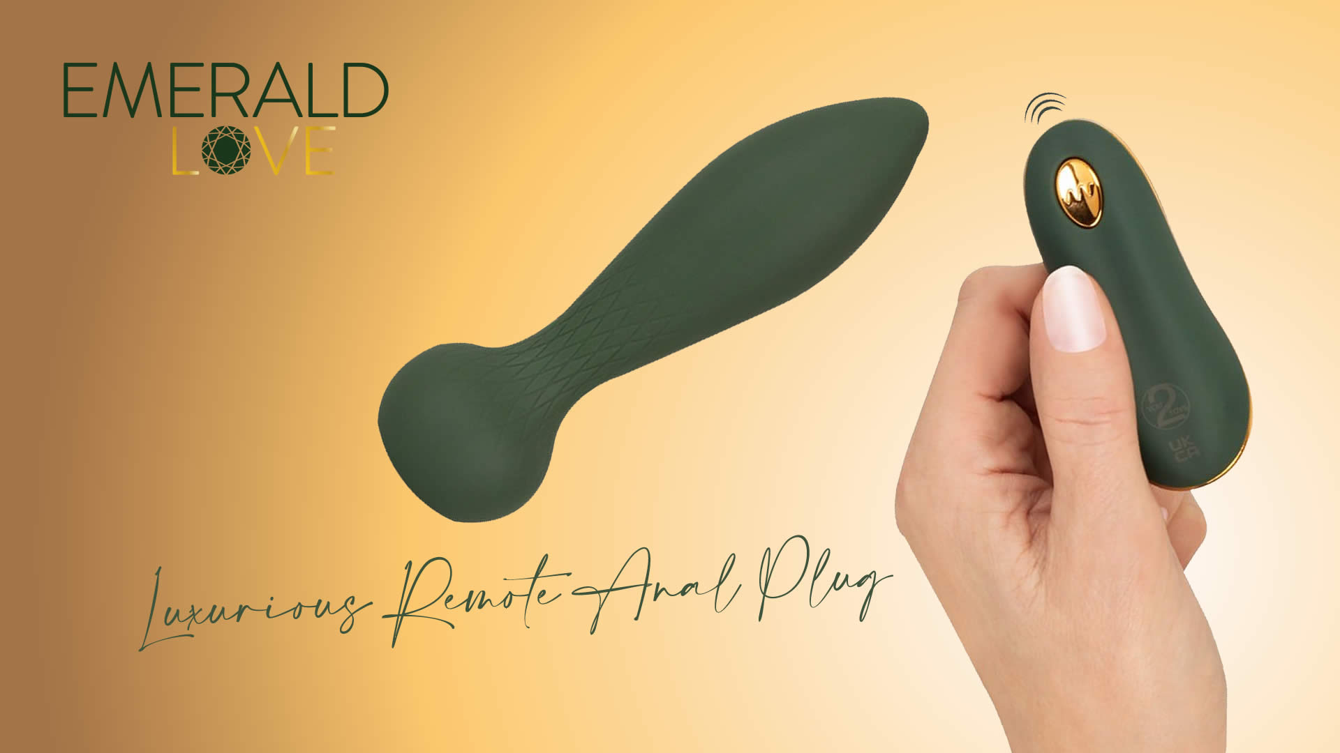 Emerald Love Luxurious Remote Controlled Butt Plug