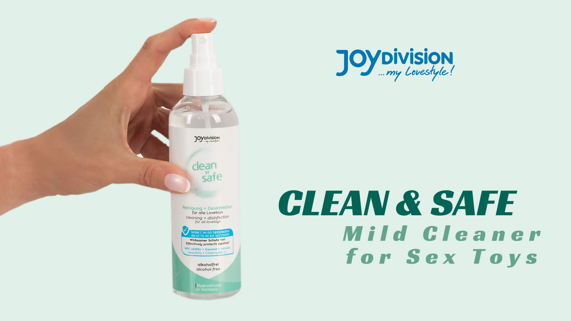 Joydivision Clean & Safe Reiniger Spray fr Sexspielzeug