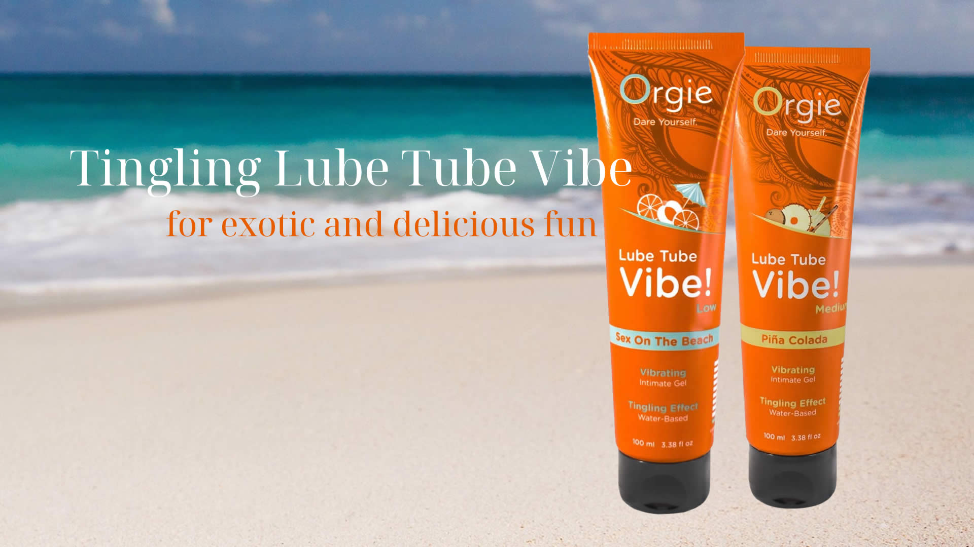 Orgie Lube Tube Vibe with Aroma