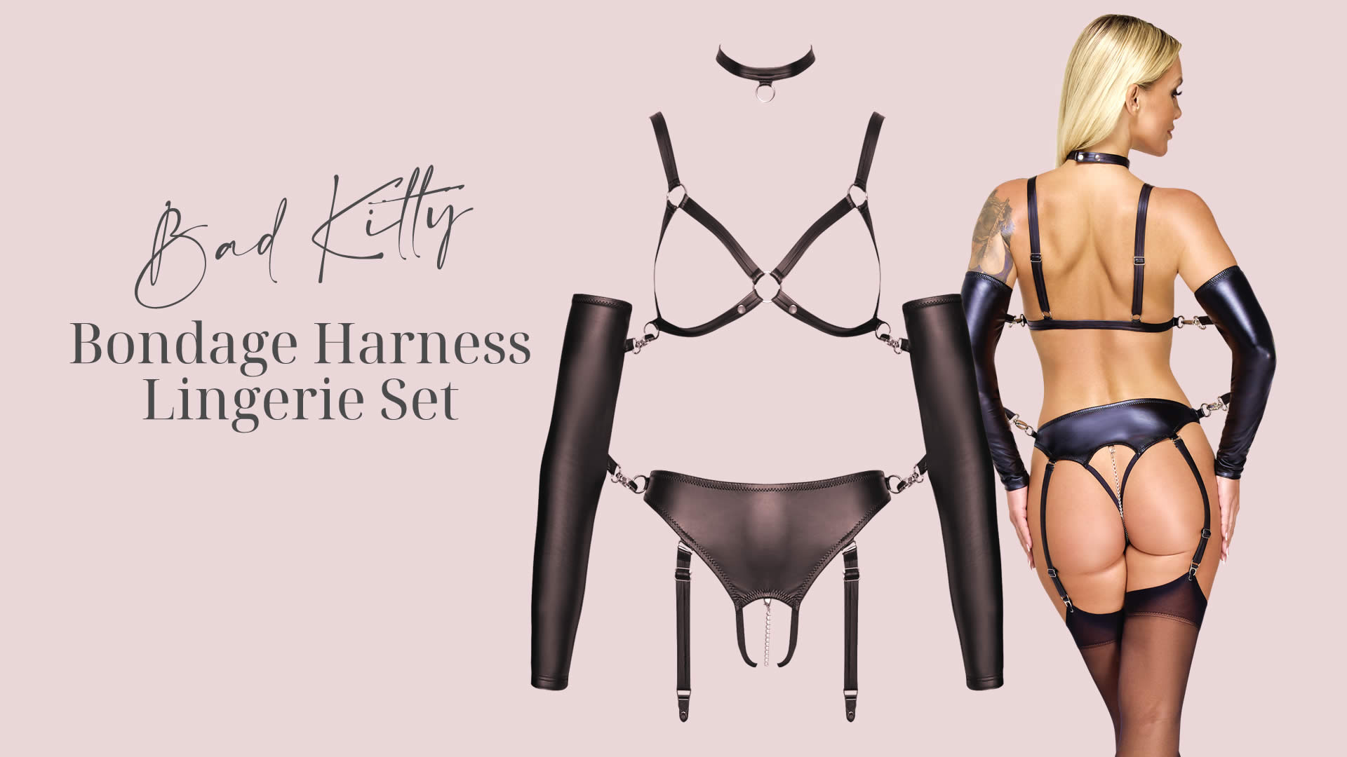 Bad Kitty Bondage Lingerie Harness