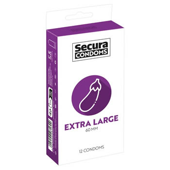 Secura XL ekstra store kondomer