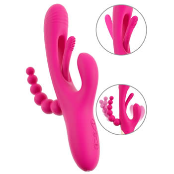 Sweet Smile Triple Vibrator mit Flicking Tongue